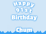 Happy Birthday Age 91 GIF, 91st Birthday GIF