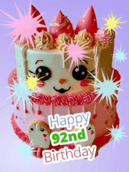 Happy Birthday Age 92 GIF, 92nd Birthday GIF