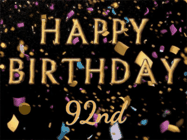 Happy Birthday Age 92 GIF, 92nd Birthday GIF
