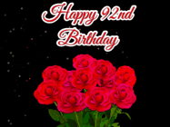 Happy Birthday Age 92 GIF, 92nd Birthday GIF