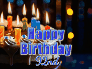 Happy Birthday Age 92 GIF, 92nd Birthday GIF