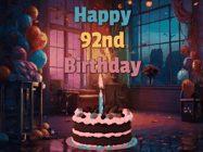 Happy Birthday Age 92 GIF, 92nd Birthday GIF