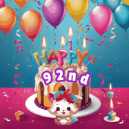 Happy Birthday Age 92 GIF, 92nd Birthday GIF