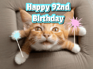 Happy Birthday Age 92 GIF, 92nd Birthday GIF