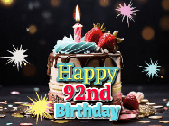 Happy Birthday Age 92 GIF, 92nd Birthday GIF