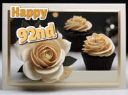 Happy Birthday Age 92 GIF, 92nd Birthday GIF