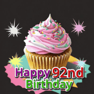 Happy Birthday Age 92 GIF, 92nd Birthday GIF