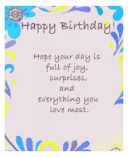 Happy Birthday Age 94 GIF, 94th Birthday GIF