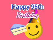 Happy Birthday Age 95 GIF, 95th Birthday GIF