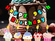 Happy Birthday Age 95 GIF, 95th Birthday GIF