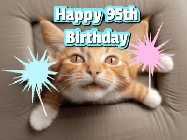 Happy Birthday Age 95 GIF, 95th Birthday GIF