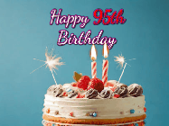 Happy Birthday Age 95 GIF, 95th Birthday GIF