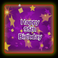 Happy Birthday Age 95 GIF, 95th Birthday GIF