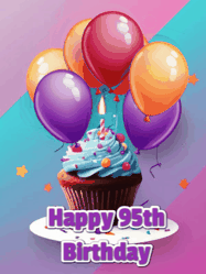Happy Birthday Age 95 GIF, 95th Birthday GIF
