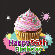Happy Birthday Age 96 GIF, 96th Birthday GIF