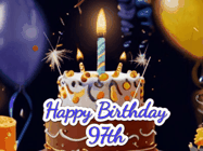 Happy Birthday Age 97 GIF, 97th Birthday GIF