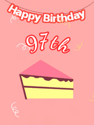 Happy Birthday Age 97 GIF, 97th Birthday GIF