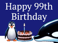 Happy Birthday Age 99 GIF, 99th Birthday GIF