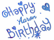 Happy Birthday Aaron GIF