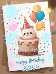 Happy Birthday Aaron GIF