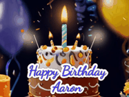 Happy Birthday Aaron GIF
