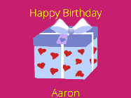 Happy Birthday Aaron GIF