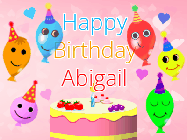 Happy Birthday Abigail GIF