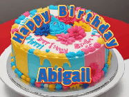 Happy Birthday Abigail GIF