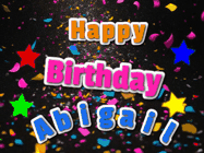 Happy Birthday Abigail GIF