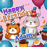 Happy Birthday Adam GIF