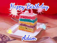 Happy Birthday Adam GIF