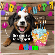 Happy Birthday Adam GIF