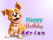 Happy Birthday Adrian GIF