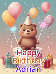 Happy Birthday Adrian GIF