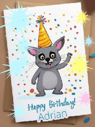 Happy Birthday Adrian GIF