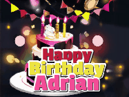 Happy Birthday Adrian GIF