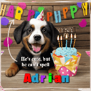 Happy Birthday Adrian GIF