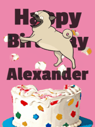 Happy Birthday Alexander GIF