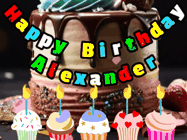Happy Birthday Alexander GIF