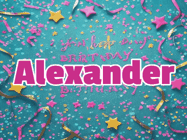 Happy Birthday Alexander GIF