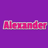 Happy Birthday Alexander GIF