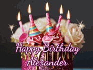 Happy Birthday Alexander GIF