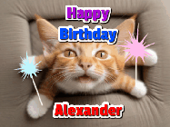 Happy Birthday Alexander GIF