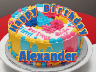 Happy Birthday Alexander GIF