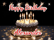 Happy Birthday Alexander GIF