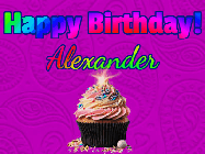 Happy Birthday Alexander GIF