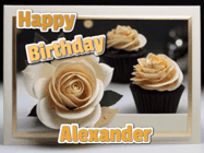 Happy Birthday Alexander GIF