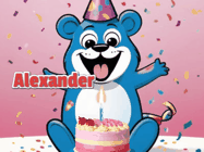 Happy Birthday Alexander GIF