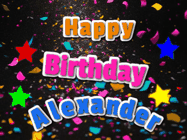 Happy Birthday Alexander GIF