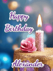 Happy Birthday Alexander GIF